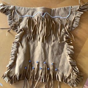 American girl American Indian dress beaded fringe